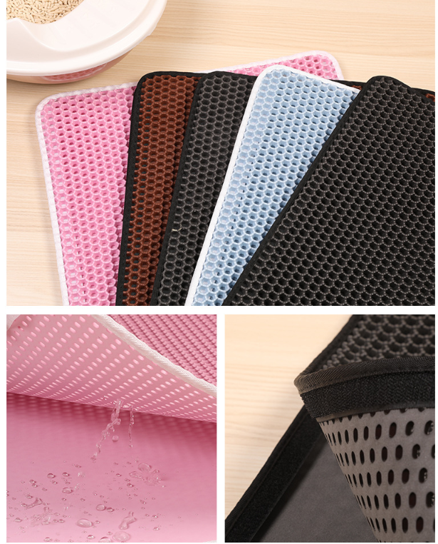 Double-Layer EVA Cat Litter Mat