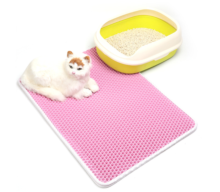 Double-Layer EVA Cat Litter Mat