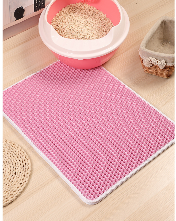 Double-Layer EVA Cat Litter Mat