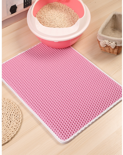 Double-Layer EVA Cat Litter Mat