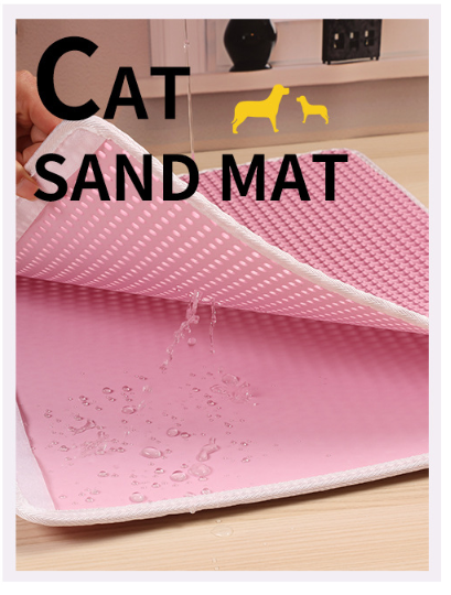 Double-Layer EVA Cat Litter Mat
