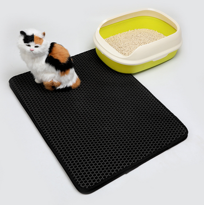 Double-Layer EVA Cat Litter Mat