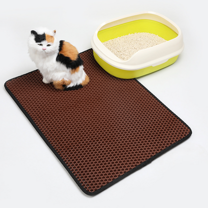 Double-Layer EVA Cat Litter Mat