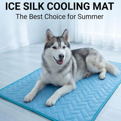 Dog Cooling Mat Summer Pet Cold Bed Extra Large for Small Big Dogs Pet Accessories Cat Durable Blanket Sofa Cat Ice Pad Blanket