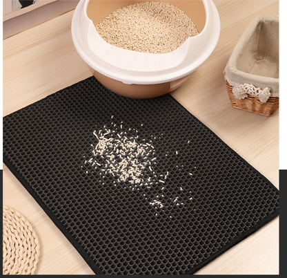 Double-Layer EVA Cat Litter Mat