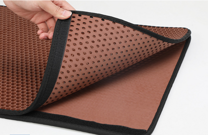 Double-Layer EVA Cat Litter Mat