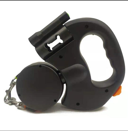 360° Tangle-Free Dual Retractable Dog Leash